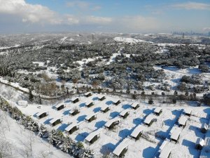 Sultangazi Kent Ormanı’nda kartpostallık manzara