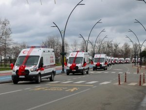 Ordu’ya 13 yeni tam donanımlı ambulans