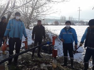 Donan sondaj pompaları değiştiriliyor