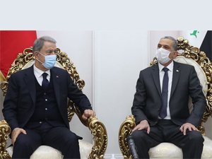 Bakan Akar, Irak İçişleri Bakanı El Ganimi ile görüştü