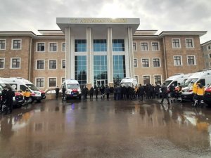Ambulans filosuna 8 yeni ambulans katıldı