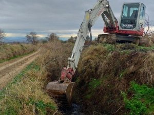 Tarım arazileri taşkınlardan korunuyor