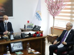 CHP Genel Başkanı Kılıçdaroğlu, Kırşehir Belediyesi’ni ziyaret etti