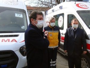 112 istasyonlarına yeni ambulans