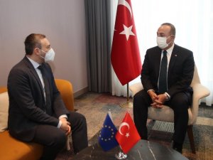 Bakan Çavuşoğlu, Türkiye-AB Karma Parlamento Komisyonu Eşbaşkanı Lagodinsky ile görüştü