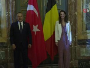 Bakan Çavuşoğlu, Belçika Dışişleri Bakanı Wilmes ile bir araya geldi