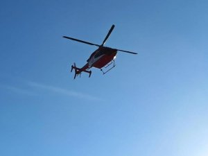 Helikopter ambulans 78 yaşındaki hasta için havalandı