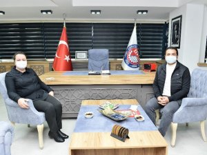 AK Parti Milletvekili Ök, DTO Başkanı Erdoğan’dan Denizli Teknik Tekstil Merkezi hakkında bilgi aldı