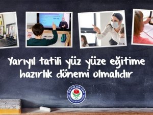 Eğitim Bir-Sen: “Yarıyıl tatili yüz yüze eğitime hazırlık dönemi olmalıdır”