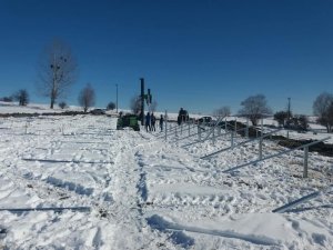 Güneş Enerji Santrali yapımı aralıksız devam ediyor