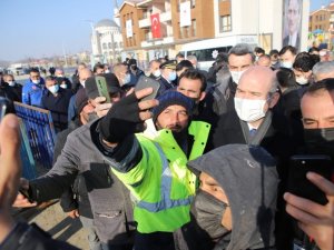 İçişleri Bakanı Süleyman Soylu, 8 bininci deprem konut teslim töreni için Elazığ’da