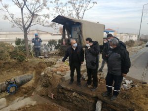 Başkan Kayda, çalışmaları yerinde inceledi