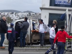 Seyir halindeki araçta kalp krizi geçirdi
