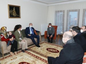 Cumhurbaşkanı Erdoğan’dan ev ziyareti