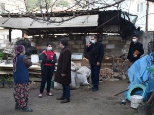 Kaymakam Şahin ev ziyaretlerine devam ediyor