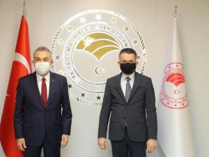 AK Partili Savaş, Bakan Pandemirli ile görüştü
