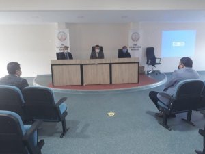 Kaymakam Zeybek, okul müdürleri ile bir araya geldi