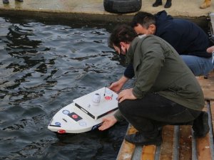 İnsansız su üstü kurtarma aracının test sürüşleri başladı