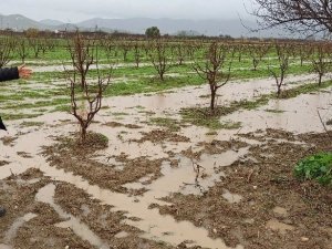Küçükmenderes Ovası’nda toprak suya doydu