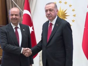 KKTC Cumhurbaşkanı Tatar’dan Cumhurbaşkanı Erdoğan’a teşekkür