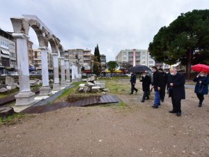 Vali Karadeniz, Akhisar ilçesinde incelemelerde bulundu
