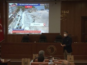 Başkan Gökhan Yüksel apartman görevlileri ile buluştu