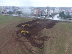 Terme’de yeni bulvara ilk kazma vuruldu