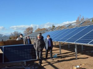 Emet’te GES tesisinde elektrik üretimine başlandı