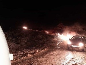 Kar Eğlencesi dönüşü vatandaşın yardımına Söke Belediyesi yetişti