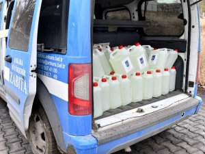 Ankara zabıtası çevre ilçelerde de hijyen mesaisini sürdürüyor