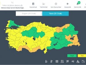 Meteorolojiden Denizli için fırtına uyarısı