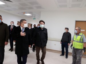 Sağlık Bakanı’ndan inşaatı tamamlanan Seyrantepe Hastanesi’ne ziyaret