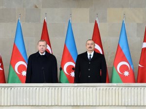 Cumhurbaşkanı Erdoğan, Aliyev ile Türk-Rus Ortak Merkezi’ni görüştü