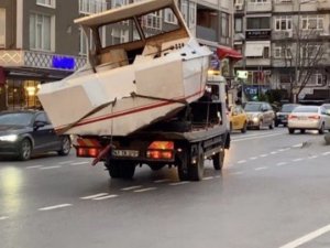 Üsküdar’da ilginç görüntü