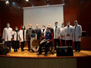 Covid-19 hastaları için Göğüs Duvarı Fizyoterapi cihazı geliştirildi