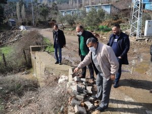 Başkan Akın’dan yağıştan etkilenen mahallelerde inceleme