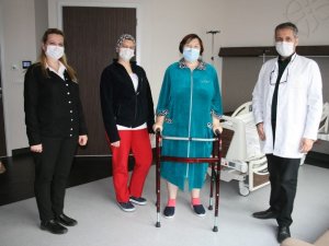 Ukraynalı hasta sağlığına Hayat Hastanesi’nde kavuştu