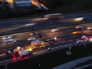 Kuzey Marmara Otoyolu’nda korkutan kaza: 2 yaralı
