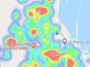 Samsun’da haritada risk artıyor