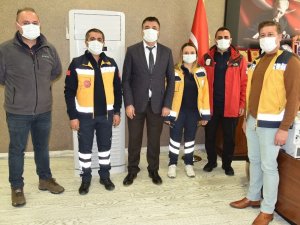 Sağlık Müdürü Sünnetçioğlu’ndan 112 çalışanlarına teşekkür plaketi