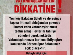 Menderes Belediye Başkanı Kayalar’dan ‘taşkın’ ihtimaline karşı uyarı