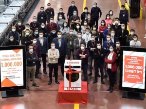 Vestel Beyaz Eşya 1 milyonuncu çamaşır kurutma makinesini üretti