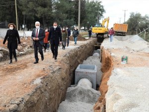 Ula’da 5 Bin 300 Metre yağmur suyu ana hattı tamamlandı