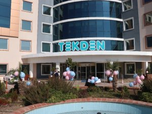 Onkoloji hastalarına moral olsun diye hastane balonlarla süslendi