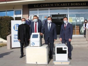 Çorum Ticaret Borsasınca verilen PCR cihazı vakaların düşüşüyle geri teslim alındı