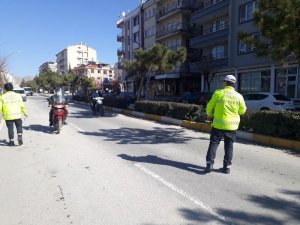 Sandıklı’da trafik denetimi yapıldı
