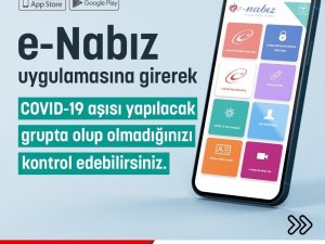 Vatandaşlar aşı yapılacak grupta olup olmadığını e-Nabız’dan veya SMS ile öğrenebiliyor