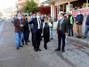 Başkan Sandal, sel felaketinden etkilenen vatandaşları ziyaret etti