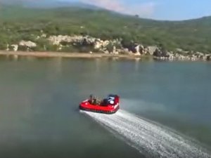 Milli parkın uçan teknesi görücüye çıktı