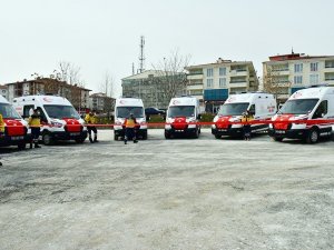 112’ye 9 ambulans takviyesi